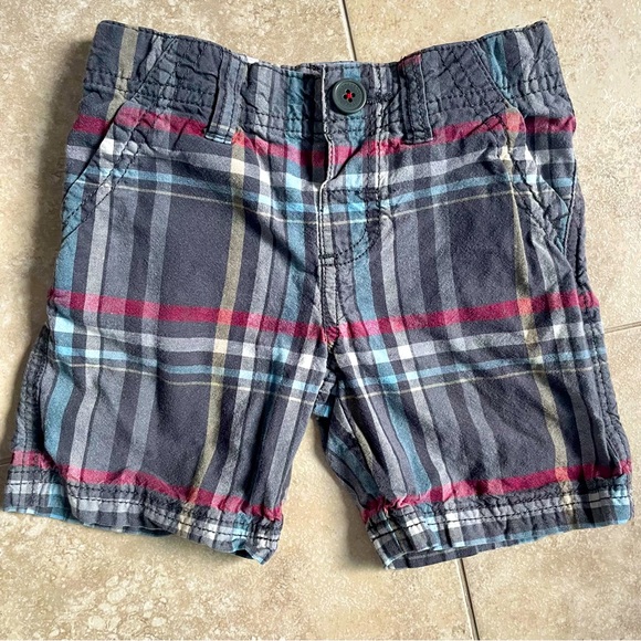 Sprockets Multicolored Plaid Chino Toddler Shorts, Size 24 Months - Picture 8 of 8